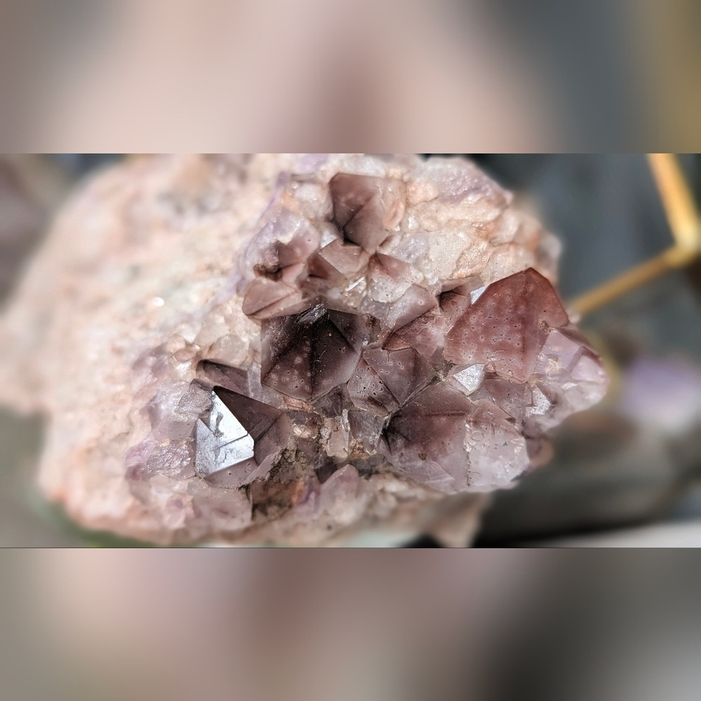 Thunder Bay Red Amethyst Crystal Cluster